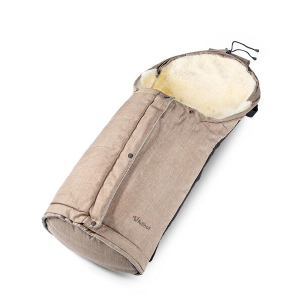 Fellhof Kinderwagenfellsack Hochsölden Farbe: beige-melange