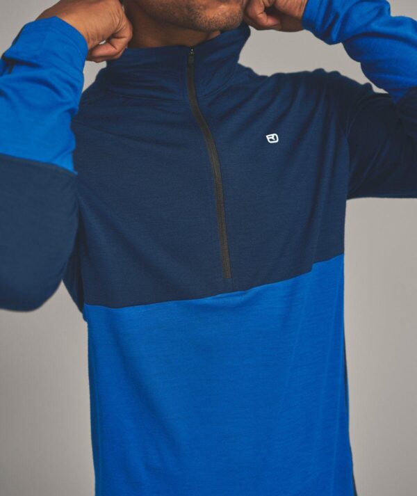 Ortovox Rock'n'Woll Zip Neck Heren – Bild 2