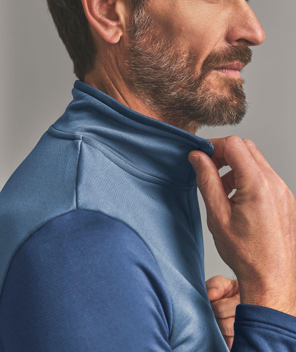 Fleece Light Zip Neck Herren – Bild 4